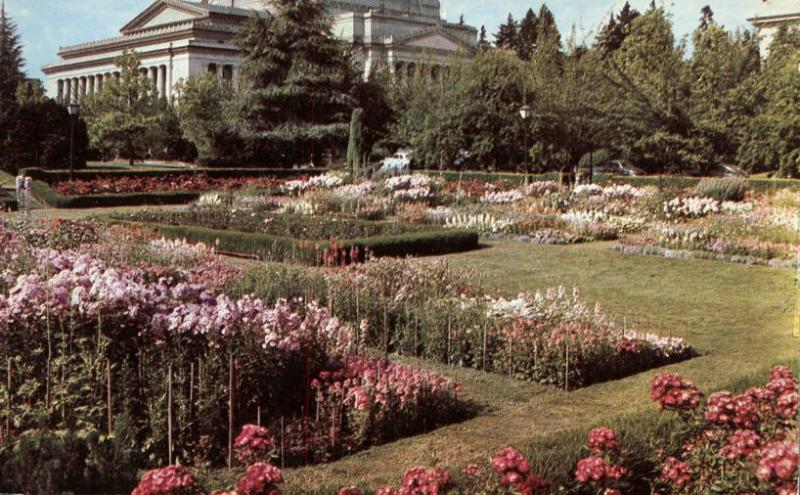 State Capitol Sunken Gardens - Olympia WA, Washington