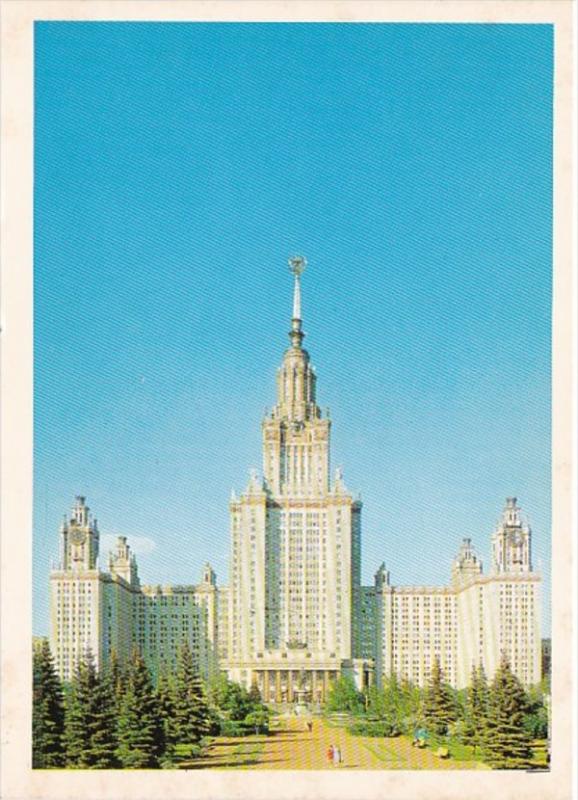Russia Moscow Building Scene