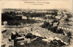 CPA Carcassonne Vue sur la Ville Basse FRANCE (1012857)