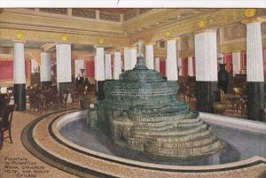 Illinois Chicago Congress Hotel and Annex Fountain In Pompeiian Room