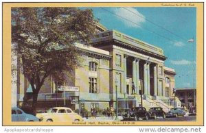 Ohio Dayton Memorial Hall 1952