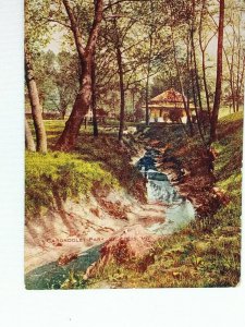 Vintage Postcard Carondolet Park St. Louis MO Missouri Stream & House Scene