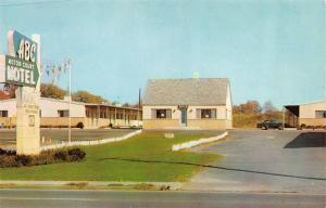 COLUMBUS, OH Ohio    ABC MOTOR COURT HOTEL    Roadside c1950's Chrome  Postcard