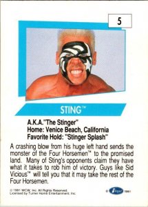 1991 WCW Wrestling Card Sting sk21249