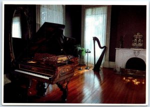 Postcard - Knabe Art Grand Piano, Centre Hill Mansion - Petersburg, Virginia