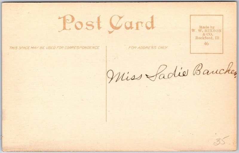 Columbus Ohio OH, Broad St., Looking West from Third Street., Vintage Postcard