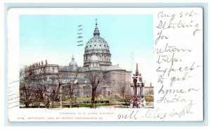 Cathedral of St. James Church Montreal Canada 1902 Old Vintage Postcard 