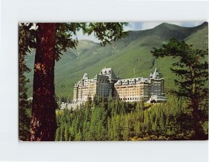 Postcard Banff Springs Hotel, Banff National Park, Canadian Rockies, Canada