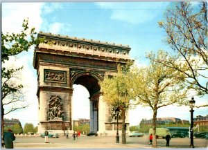 L Arc de Triomphe Paris France Postcard