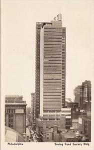 Pennsylvania Philadelphia Saving Fund Society Bank Building Real Photo