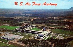 Colorado United States Air Force Academy Aerial View