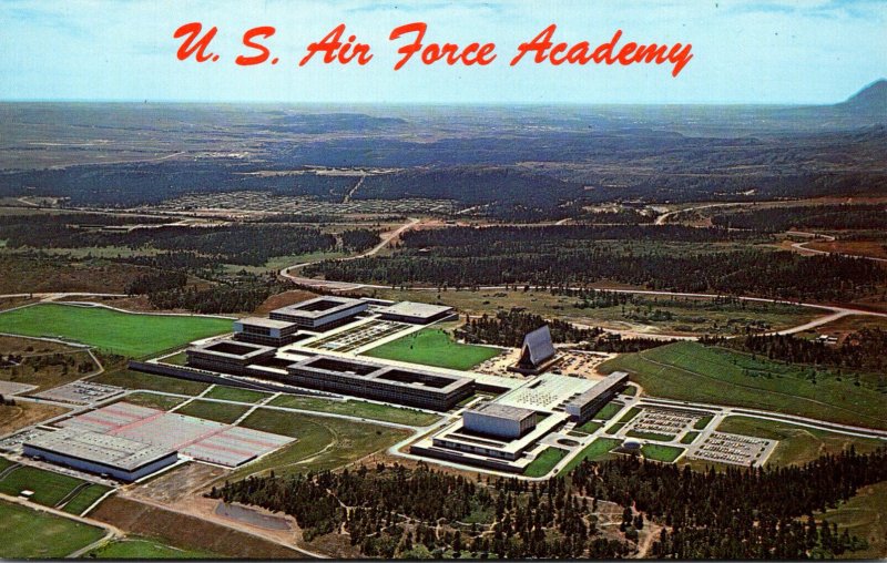 Colorado United States Air Force Academy Aerial View