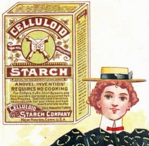 1880s The Celluloid Starch Co. Lovely Lady F115