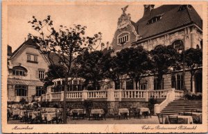 Czech Republic Marianske Lazne Marienbad Cafe Rübezahl Vintage Postcard C275
