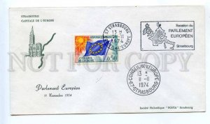 418288 FRANCE Council of Europe 1974 year Strasbourg European Parliament COVER