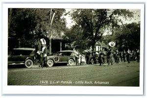 1928 UCV Parade National Guard Band Little Rock Arkansas AR Reprint Postcard