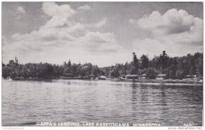 Waterfront View, Cabins at Gappa's Landing, Lake Kabetogama, Minnesota 1950