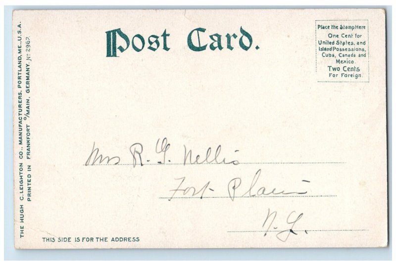 c1905 Dr. Holbrooks School Ossining on Hudson New York NY Posted Postcard 