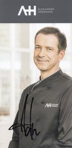 Alexander Herrmann German Television Cook Celebrity Chef Hand Signed Photo