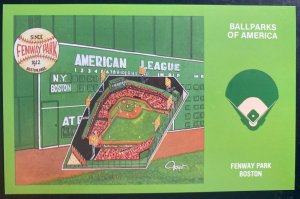 Mint USA Picture Postcard Fenway Park Boston Ballparks Of America