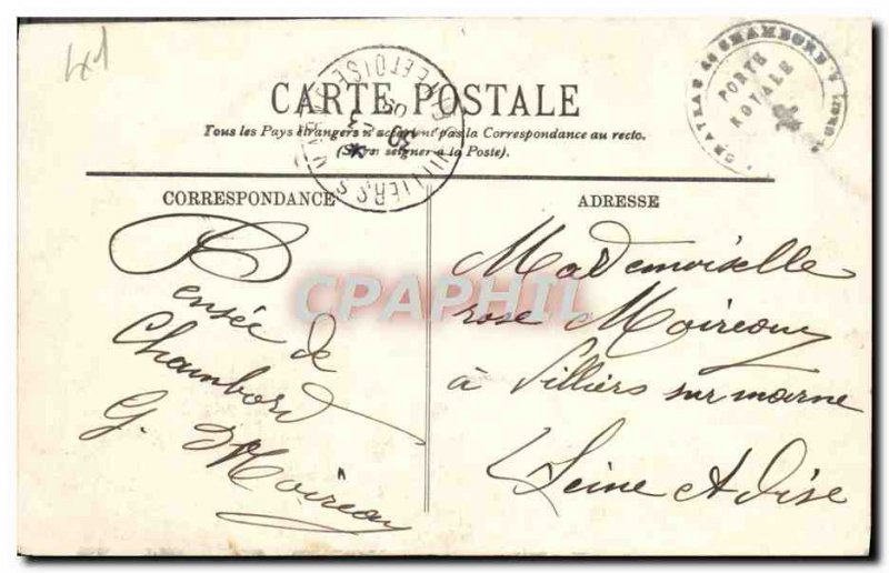 Old Postcard Chambord Castle