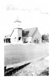 Florida RPPC Postcard St. Petersburg, Florida Churches