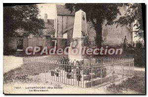 Postcard Old Lavoncourt Haute Saone Monument