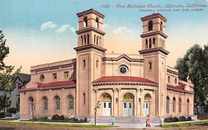 First Methodist Church Central Avenue and Oak Street Alameda California  