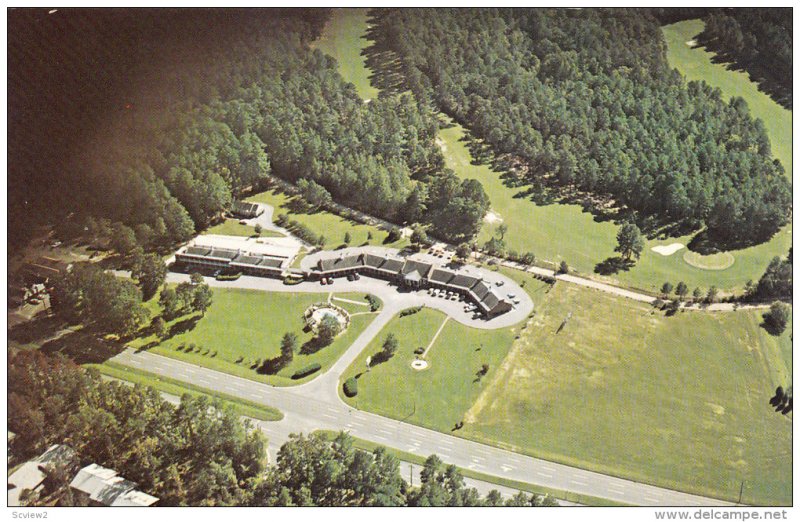 Aerial View, University Motor Inn, Pines Restaurant, CHAPEL HILL, North Carol...