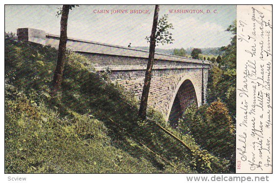 Cabin John's Bridge, WASHINGTON, D.C., PU-1907