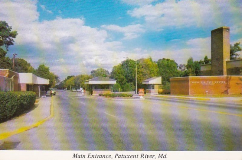 Maryland Patuxent River Main Entrance Naval Air Test Center