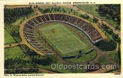 Bowman Gray Memorial Stadium, Winston-Salem, NC USA Football Stadium, Unused 