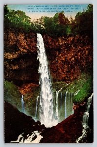 Kegon Waterfall in Nikko National Park Japan Vintage Postcard 0493