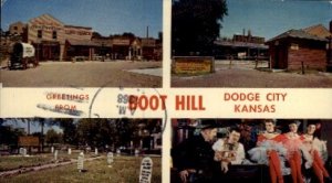 Greetings From Boot Hill - Dodge City, Kansas KS