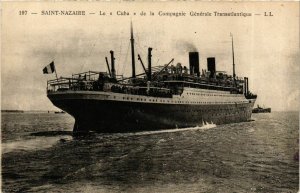 CPA AK Le Cuba de la Cie Gle Transatlantique - St-Nazaire SHIPS (911433)