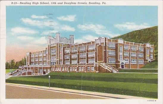 Reading High School 13th And Douglass Streets Reading Pennsylvania