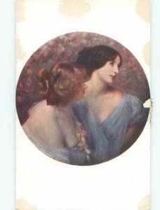 Divided-Back PRETTY WOMAN Risque Interest Postcard AA8567