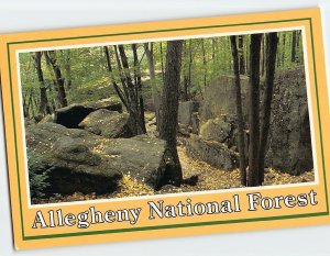 Postcard Rimrock, Allegheny National Forest, Pennsylvania