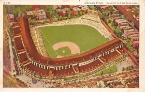 J74/ Baseball Stadium Sports Postcard Chrome Chicago Wrigley Field 308