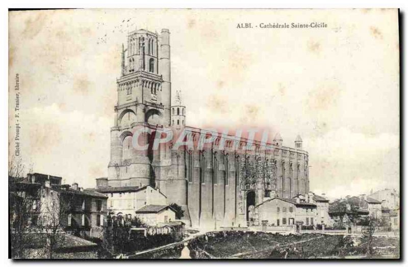 Postcard Old Albi Cathedrale Saint Cecile