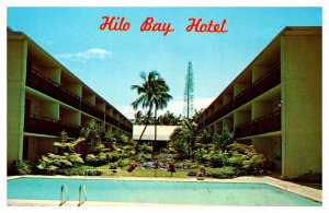 Postcard HOTEL SCENE Hilo Hawaii HI AU1475