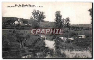 Old Postcard The Haunt Marne Chaumont Saint Aignan and the Valley of the Marne