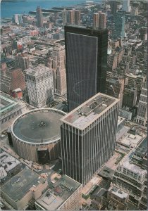 America Postcard - Aerial View of New York City, Madison Square Garden  RR17641