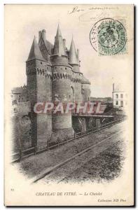 Old Postcard Chateau De Vitre Chatelet