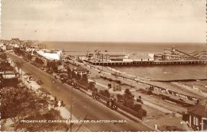 BR77395 promenade gardens and pier clacton on sea real photo uk