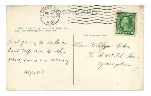 MI - Detroit. Belle Isle Park, Bathing Beach & Pavilion