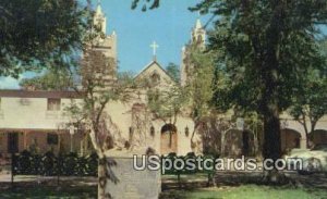 Plaza & San Felipe Church in Albuquerque, New Mexico