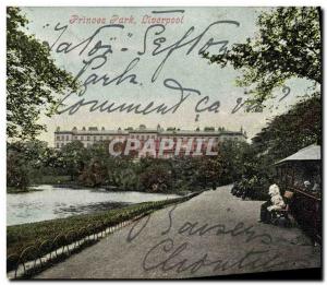 Postcard Old Princes Park Liverpool