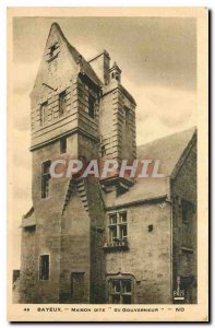 Postcard Old House Bayeux called Governor