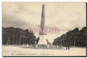 Old Postcard The Pyramid Mourmelon le Grand